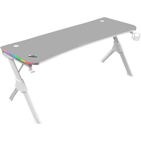 Mesa Mars Gaming - 160x60x75cm - Branca - MGDXLRGB