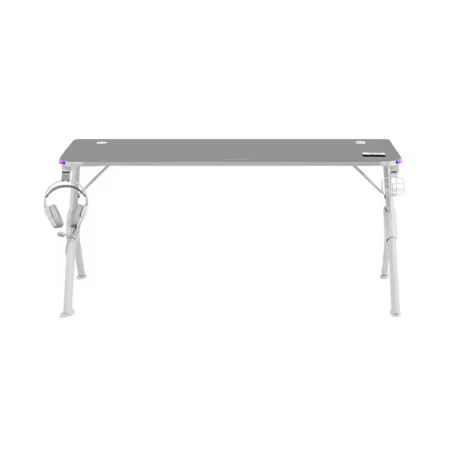 Mesa Mars Gaming - 160x60x75cm - Branca - MGDXLRGB