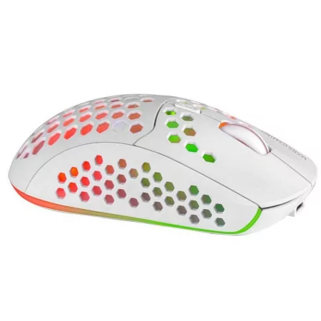 Rato Mars Gaming - Wireless - RGB - Branco - MMW3