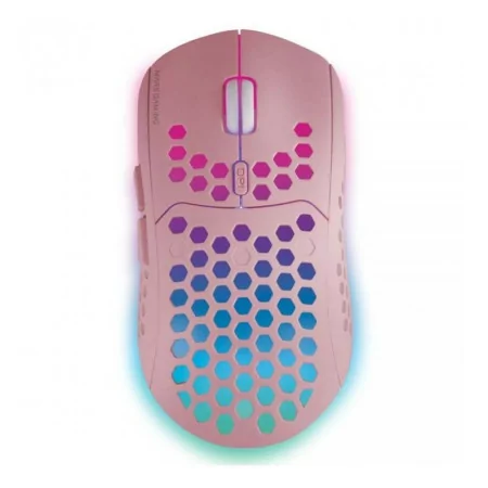 Rato Mars Gaming - Wireless - RGB - Rosa - MMW3