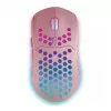 Rato Mars Gaming - Wireless - RGB - Rosa - MMW3