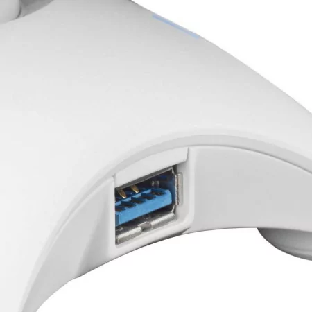 Suporte para Auscultadores + Bungee para Rato Mars Gaming - RGB - 2xUSB Hub - Branco - MHHPRO