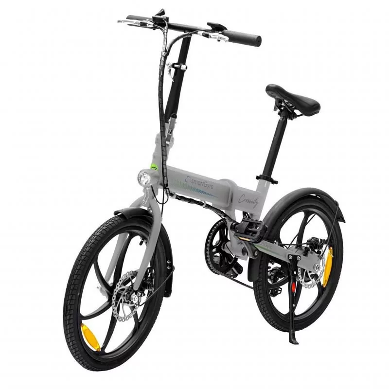 Bicicleta Elétrica SmartGyro - Ebike Crosscity Silver - SG27-166 Bicicleta Elétrica SmartGyro - Ebike Crosscity Silver - SG27-166