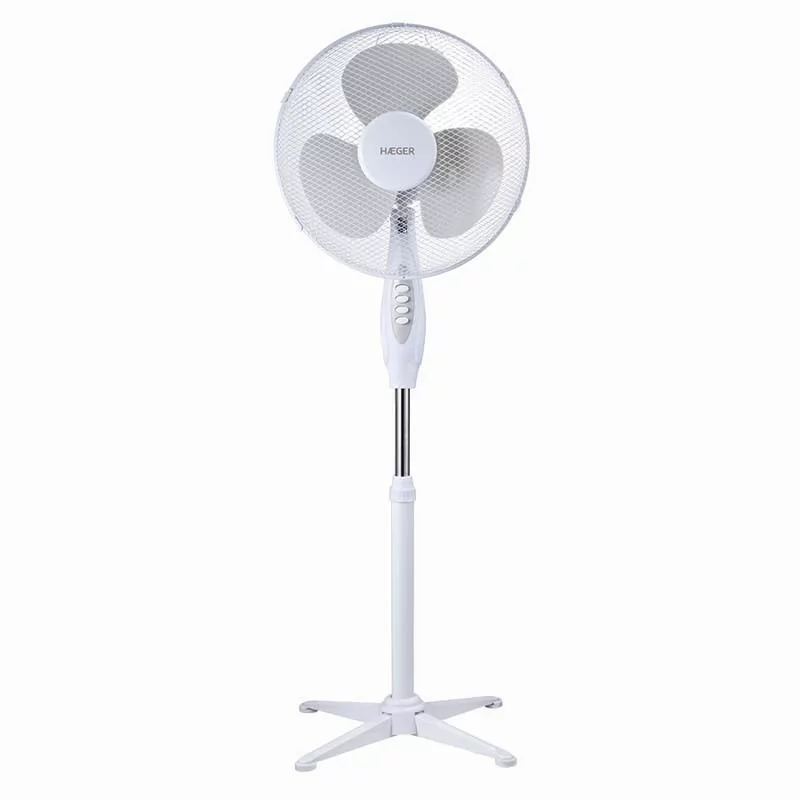 Ventoinha de Pé Haeger - Cross Wind - 45W - 40cm - Branca - SF-16W.009A