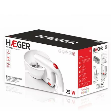 Electric Passevite Haeger Vite Vite - 25W - 3 Disks - VM-25W.001A