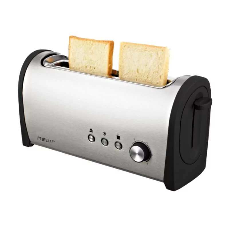 Nevir Toaster - 1 Wide Slot - 1,000W - Stainless Steel - NVR-9830 TI