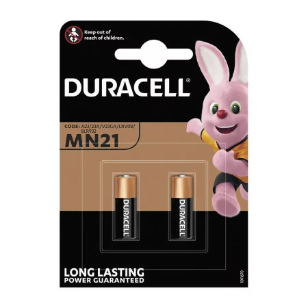 Duracell MN21 Batteries - 12V (23a) - Security Cell 2 Pack