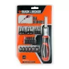 Black+Decker Ratchet Bit Set - 29 Pieces - BDHT0-62130