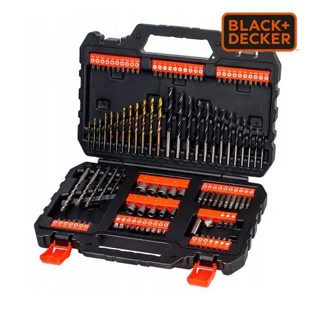 Black+Decker Drilling and Screwing Set - 109 Pieces - A7200