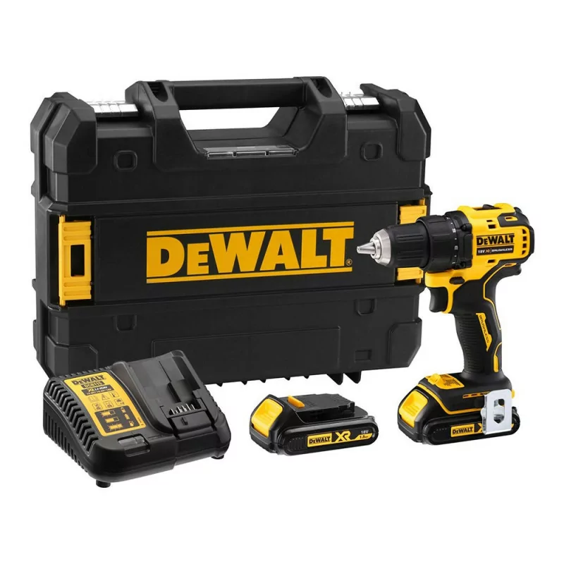Berbequim Aparafusador sem Escovas Dewalt XR - 18V - 13mm - 2 Baterias Li-Ion 2,0 Ah - DCD708D2T-QW|Dewalt|5035048709702 Berbequim Aparafusador sem Escovas Dewalt XR - 18V - 13mm - 2 Baterias Li-Ion 2,0 Ah - DCD708D2T-QW|Dewalt|5035048709702