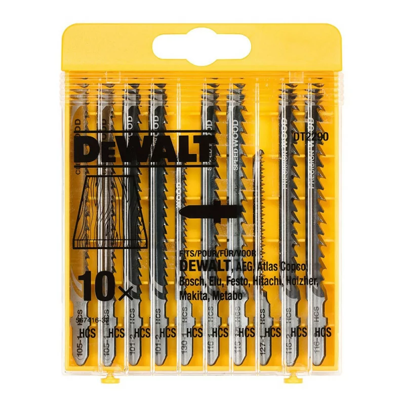 Set of 10 Tico Tico Blades for Dewalt Wood - DT2290-QZ