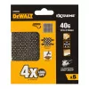 Set of 5 mesh sanders - 1/4 Sheet - 40 grit - Orbital Sanders - DTM8663-QZ