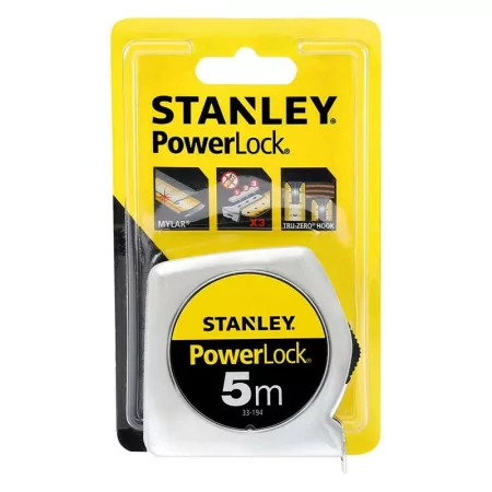 Tape Measure Stanley Powerlock Classic - 5 mx 19 mm - 0-33-194