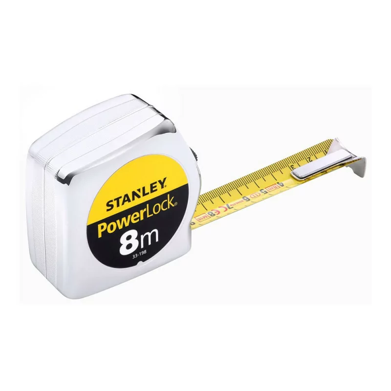 Tape Measure Stanley Powerlock Classic - 8 mx 25 mm - 0-33-198 Tape Measure Stanley Powerlock Classic - 8 mx 25 mm - 0-33-198