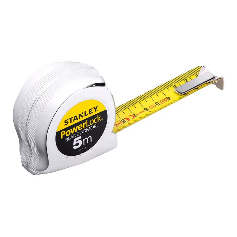 Tape Measure Stanley Powerlock Blade Armor - 5 mx 25 mm - 0-33-514 Tape Measure Stanley Powerlock Blade Armor - 5 mx 25 mm - 0-33-514