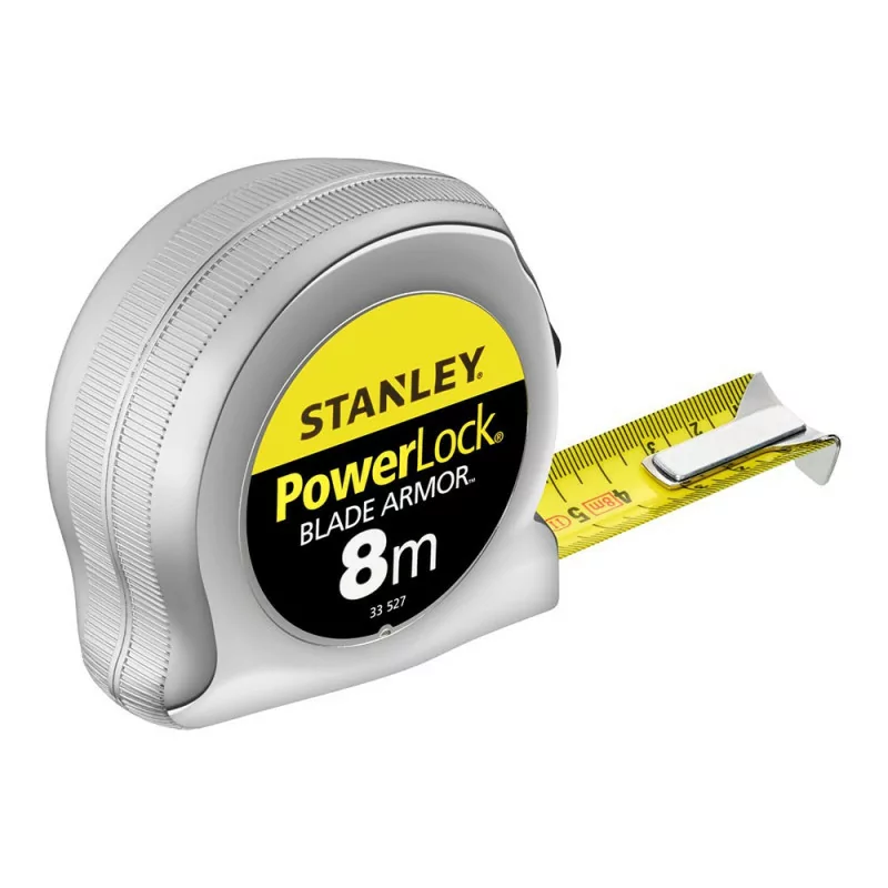 Tape Measure Stanley Powerlock Blade Armor - 8 mx 25 mm - 0-33-527 Tape Measure Stanley Powerlock Blade Armor - 8 mx 25 mm - 0-33-527