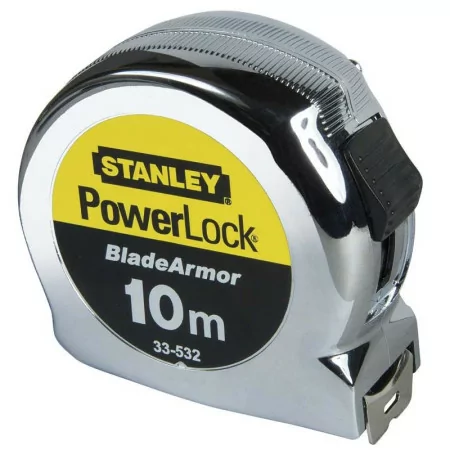 Tape Measure Stanley Powerlock Blade Armor - 10 mx 25 mm - 0-33-532