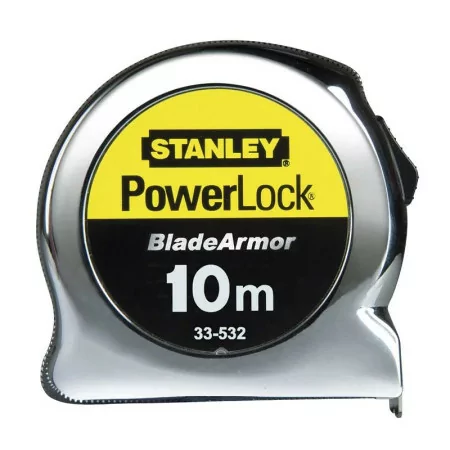 Tape Measure Stanley Powerlock Blade Armor - 10 mx 25 mm - 0-33-532