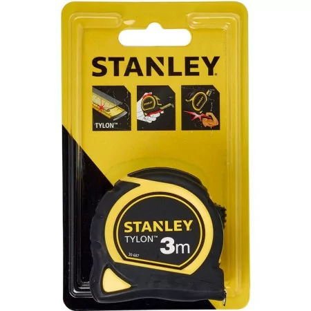 Stanley Tylon Tape Measure - 3 mx 13 mm - Blister - 0-30-687