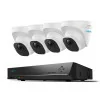 Reolink PoE Video Surveillance Kit - 2TB Recorder x 4 Dome Cameras 520 - RLK8-520 D4-A