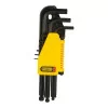 Set of 9 Hexagon Keys with Stanley Ball - 1.5-10 mm - Book Type - 0-69-256