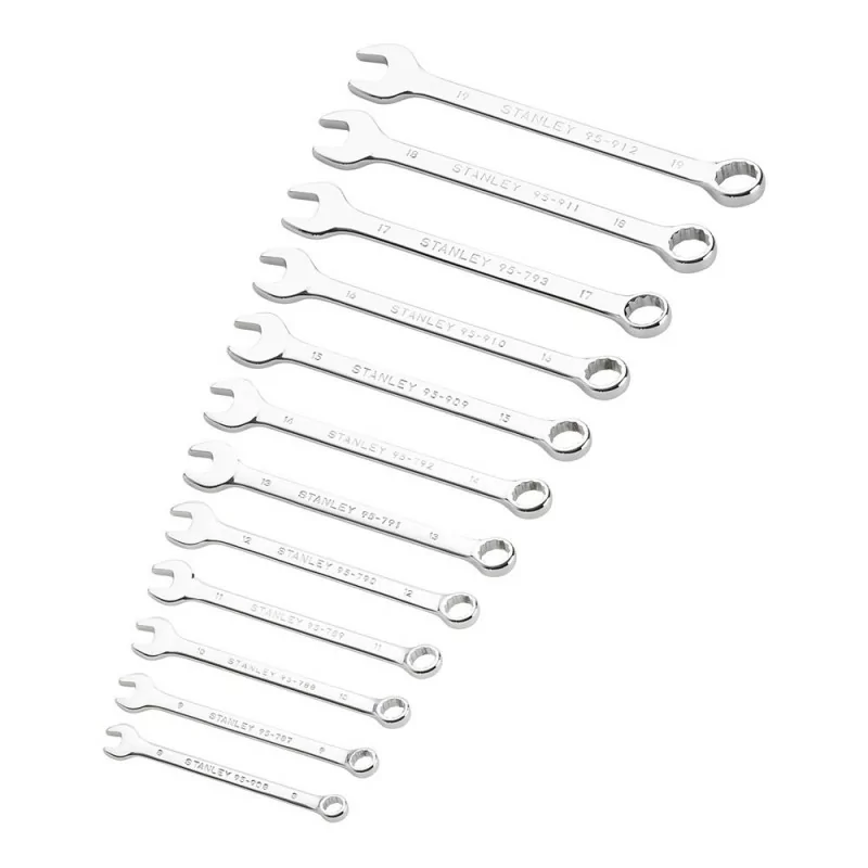 Set of 12 Stanley Combination Wrenches - STMT82843-0