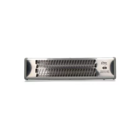 Calefactor de Quartzo EDM - Modelo Cromado - p/ Casa de Banho - 1200 W