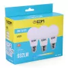 Conjunto 3 Lâmpadas Standard EDM - LED - E27 - 10 W - 810 LM - 6400K - Luz Fria|EdM|8425998982077