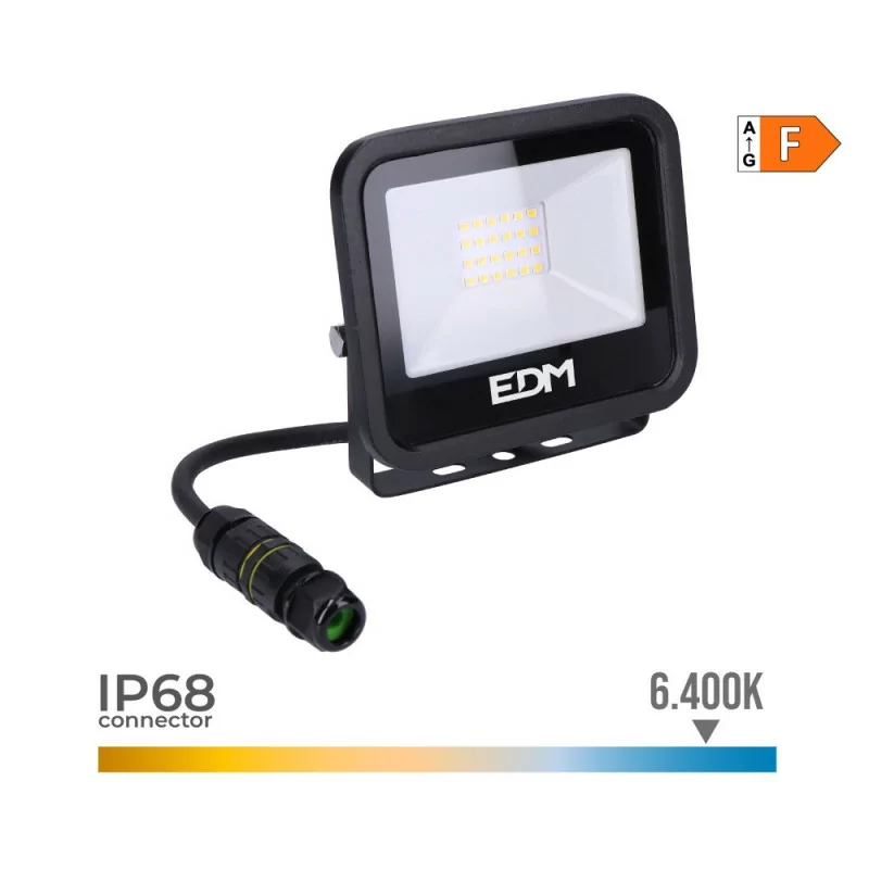EDM Projector - Black Series - LED - 20 W - 1520 LM - 6400 K - Cold Light EDM Projector - Black Series - LED - 20 W - 1520 LM - 6400 K - Cold Light