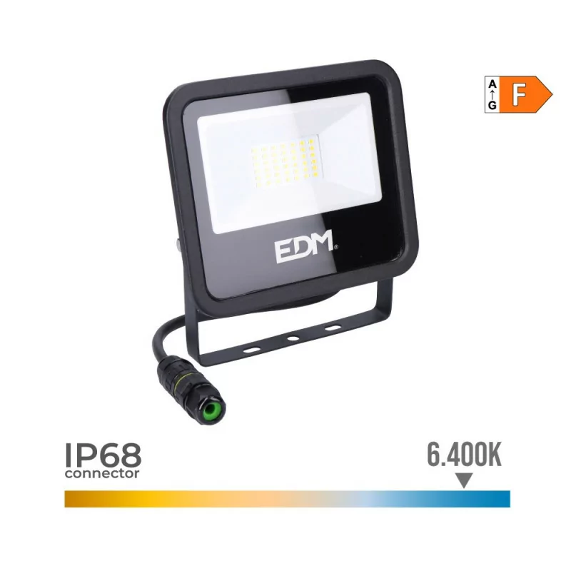EDM Projector - Black Series - LED - 30 W - 2370 LM - 6400 K - Cold Light EDM Projector - Black Series - LED - 30 W - 2370 LM - 6400 K - Cold Light