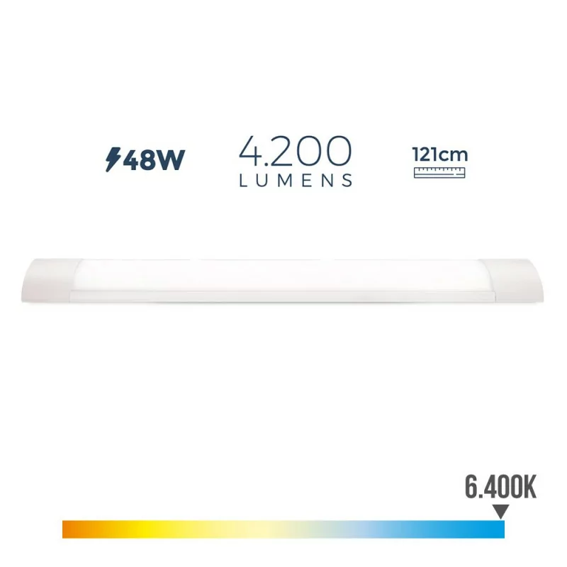 Electronic Armor EDM - LED - 48 W - 121 cm - 6400 K - Cold Light - 4200 LM