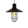 Vintage EDM Suspension - Iron and Glass - E27 - 60 W