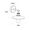 Vintage EDM Lamp - Iron and Aluminum - E27 - 60 W