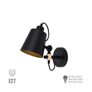 EDM Wall Lamp - E27 - Black