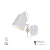 EDM Wall Lamp - E27 - White
