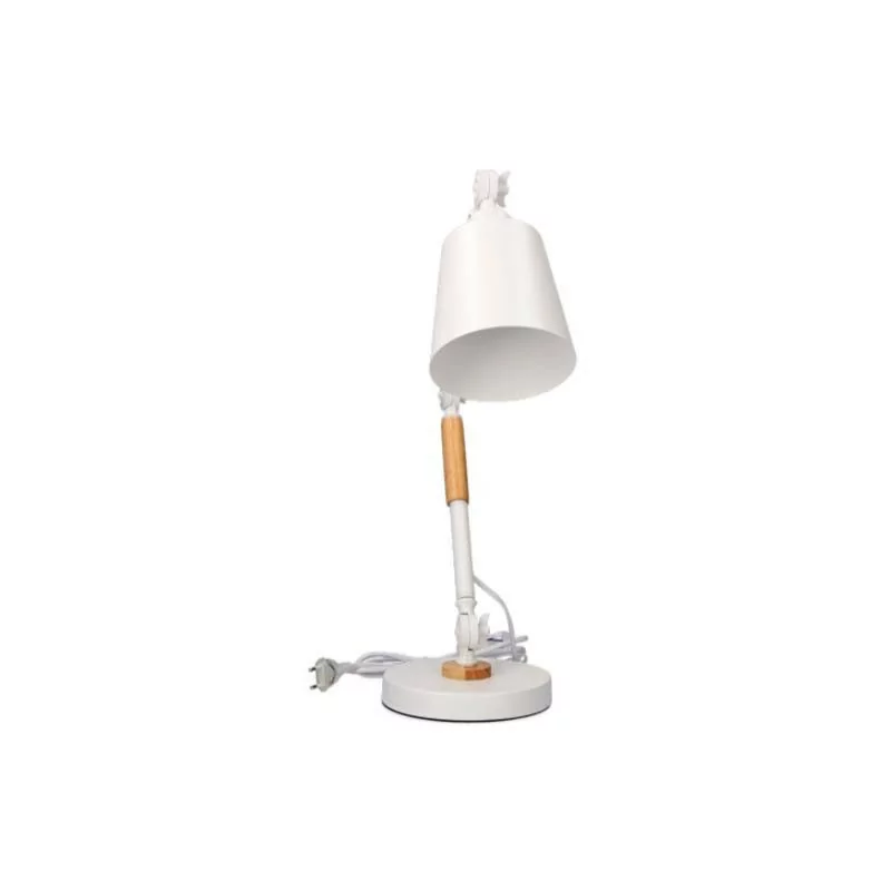 Lámpara de Mesa Flexo EDM - E27 - Blanco