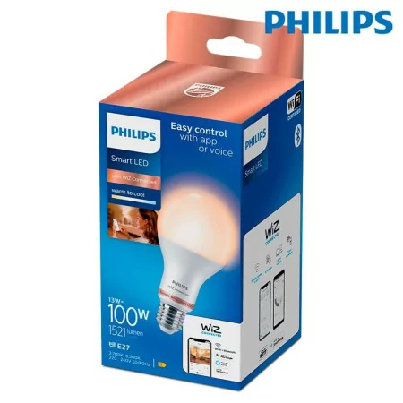 Philips WiZ Standard Bulb - LED - E27 - 13 W - 2,700K-6,500K - 1521 LM - Wi-Fi