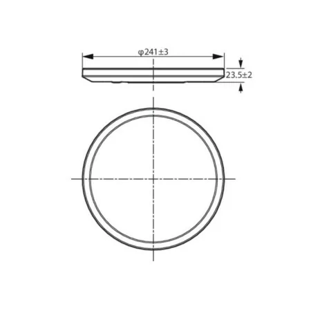 Luminária WiZ Philips - LED - 14 W - 1300 LM - ø 242 mm - Moldura Branca|Wiz|8719514337978