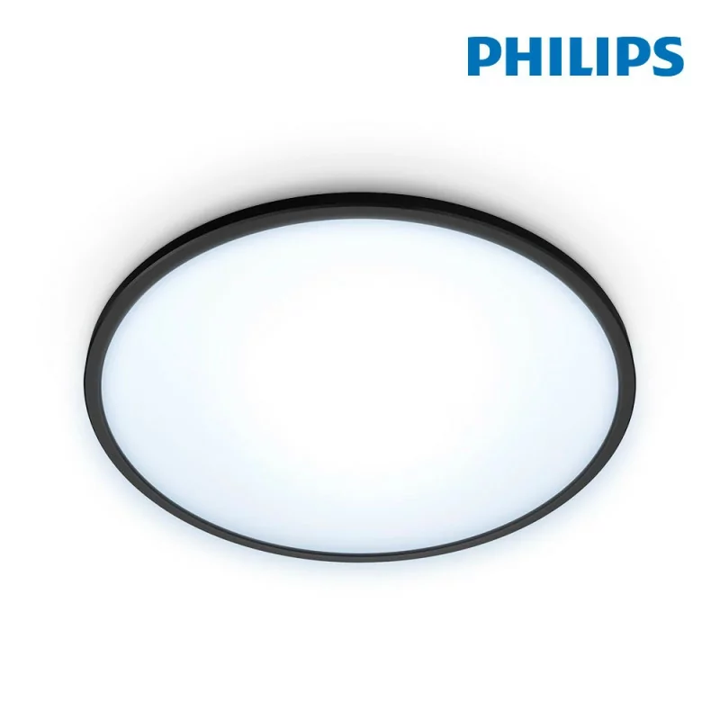 Philips WiZ luminaire - LED - 14 W - 1300 LM - ø 242 mm - Black frame
