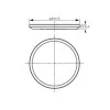 Philips WiZ luminaire - LED - 14 W - 1300 LM - ø 242 mm - Black frame