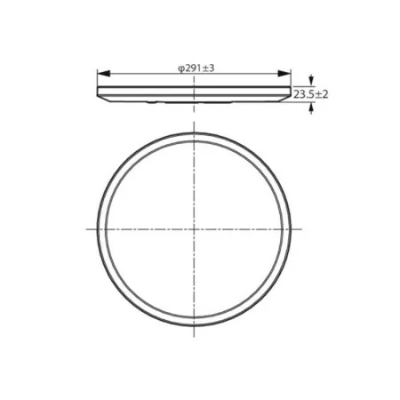 WiZ Philips luminaire - LED - 16 W - 1500 LM - ø 292 mm - White frame