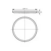 WiZ Philips luminaire - LED - 16 W - 1500 LM - ø 292 mm - White frame