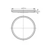 WiZ Philips luminaire - LED - 16 W - 1500 LM - ø 292 mm - Black frame