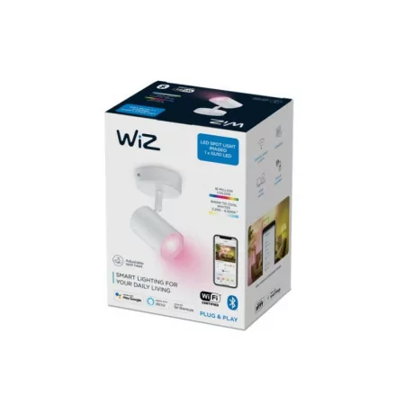 WiZ Philips spotlight - LED - 1 Element - 5 W - RGB - 345 LM - White