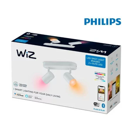 Philips WiZ Spotlight - LED - 2 Elements - 2 x 5 W - RGB - White