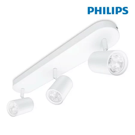 Philips WiZ Spotlight - LED - 3 Elements - 3 x 5 W - 1035 LM - RGB - White