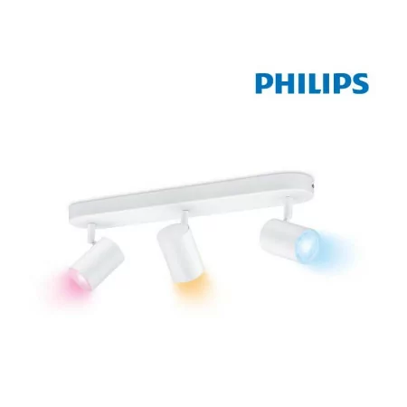 Philips WiZ Spotlight - LED - 3 Elements - 3 x 5 W - 1035 LM - RGB - White
