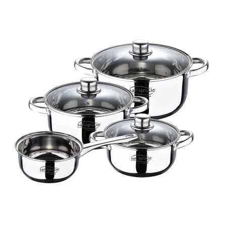 San Ignacio Cassel Cooking Train - 7 Pieces - Stainless Steel - SG8172