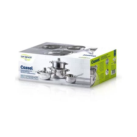 San Ignacio Cassel Cooking Train - 7 Pieces - Stainless Steel - SG8172