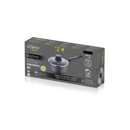 Tacho San Ignacio Bistro - 16 x 8.0 cm - Cast Aluminum - w/ Lid - Gray - SG6424